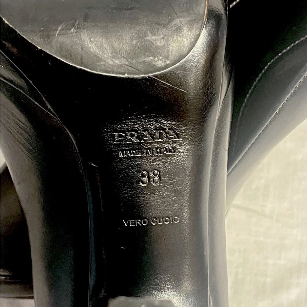 Prada Women's Classic Black Heels - Picture 7 of 9